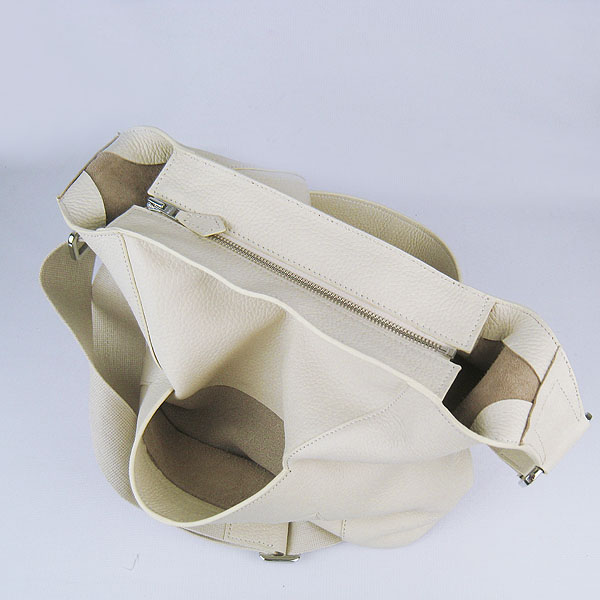 Knockoff Hermes Good News H Women Shoulder Bag Off-White H2801 - Click Image to Close